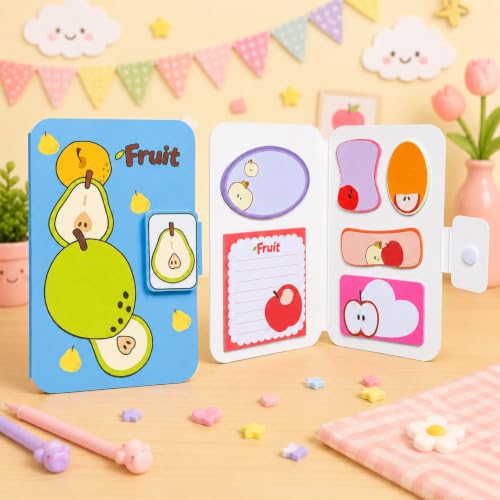 Image of Kawaii Sticky Notes Memo Pad, Cute Self Adhesive Notes for School, Office, Study, Planner & Journaling-Pack of 1, Blue