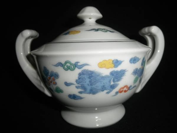 九谷焼 陶正造 色絵金彩獅子耳花詰文 Yahoo!オークション -「九谷焼