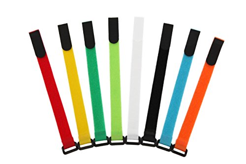 AGPTEK Fascette Ferma-Cavo, 300 mm, Set di 16