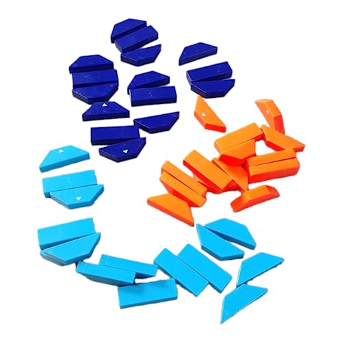 Image of PLUSPOINT Octa Tetris Stacking Building Block Game For The Whole Family - 2 To 4 Players Ages 6 To 96 - Plus Fun Party Games For Up To 8 Players (Tetris Game), Multicolor