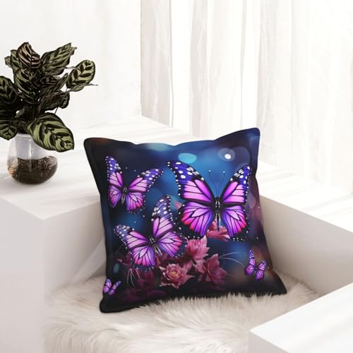 Housses de coussin pour canapé moderne violettes et rustiques - 2