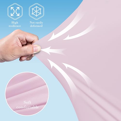 Image of Cute Castle Cooling Cover Pregnancy Pillows, Soft U-Shape Maternity Pillow with Removable Cover - Full Body Pillows for Adults Sleeping - Pregnancy Must Haves - Jumbo 57 Inch - Purple