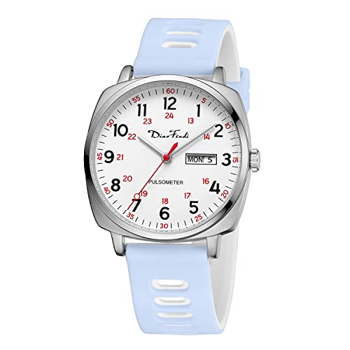 Diaofendi Waterproof Nurse Watch for Medical Professionals,Women Men, 24 Hour with Second Hand...
