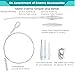 7Pcs Enema Accessories Kit Include Enema Tube Connector, Hose Brush,Enema Clamp,Enema Nozzle,Enema Attachment Spare Parts with Enema Hose Adapter,Enema Tubing Brush,Enema Pinch Clip,Enema Tip