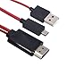 MHL to HDMI Adapter for Android Devices, Micro USB to HDMI Adapter Cable for Android Smart Phones, Tablets with MHL Function(5PIN+11PIN)