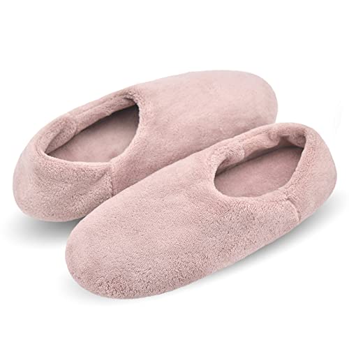 Image of Keyela Unisex Gripper Slipper Socks, Fleece Lined Winter House Slippers | Plush fuzzy warm indoor winter footwear Universal winter sock slippers fit men and women