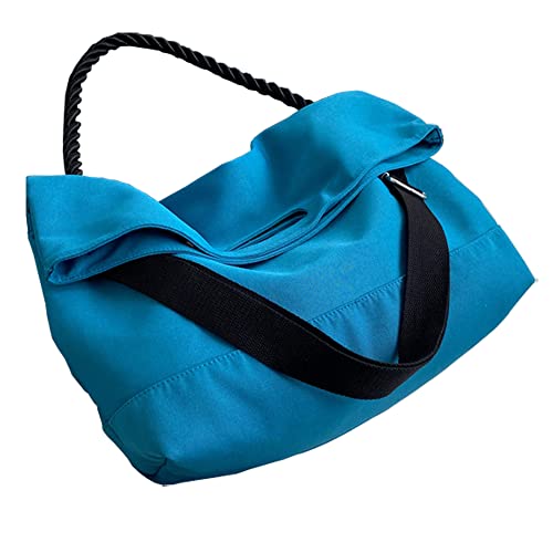 Image of Women Shoulder Bags Canvas Tote Bag Handbag Large Hobo with Pockets Work Bags for Women and Men