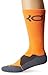 Nike Mens KD Hyperelite Basketball Crew Socks Total Orange/Gold/Blue Graphite SX4814-874 Size Large
