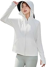 Topsky Women's Rash Guard, UV Protection, Hoodie, Cooling to the Touch, Long Sleeve, UPF50+, Body Cover, Large Size, Swimsuit, Hooded, UV Protection, Sun Protection, Quick Drying, Summer Clothing