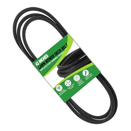 GX20072 Belt for John Deere 42inch Deck Belt GY20570 D105 D100 D110 D120 D130 LA105 L110 L115 with 46'' Deck Belt 103" X ½ Lawn Mower 754-04219 954-04219