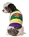 Rubie's Mardi Gras Soft Pet Sweater, Large, Multicolor