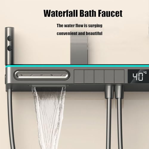 Douche thermostatique à touches piano pour stopper les variations d'eau et le calcaire - 6