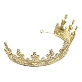 Artisanat : utilisant des techniques traditionnelles, cette couronne présente un style de cour vintage qui respire la sophistication, couronne royale royale, diadème -tête