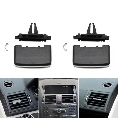 Clips de calandre ventilation Mercedes C W204 GLK : qualité premium ABS - 2