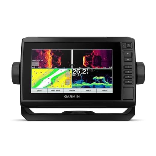 "Garmin ECHOMAP UHD 73sv with GT56UHD-TM Transducer, 7"" Keyed-Assist Touchscreen Chartplotter with U.S. LakeVü g3 and Added High-Def Scanning Sonar" (010-02519-01)
