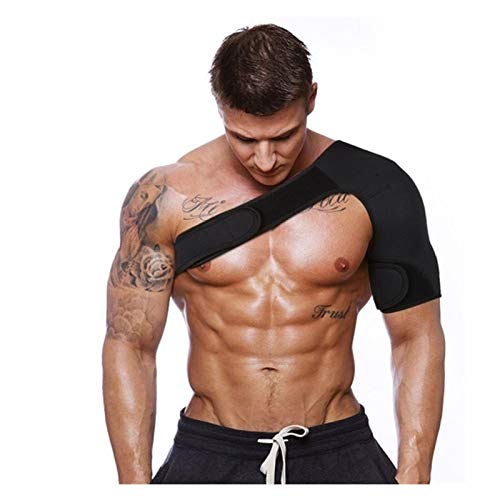 SADDPA DSMYYXGS Correa de Seguridad Ajustable Transpirable para Hombre y Mujer, Correa de sujeción para un Solo Hombro, para Gimnasio, Cuidado Deportivo (Color : Left Shoulder)
