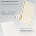 ARTEZA Premium Stretched Canvas, 18 x 24 Inches, Pack of 4, Blank White Canvas Boards for Acrylic, Oil and Gouache Painting
