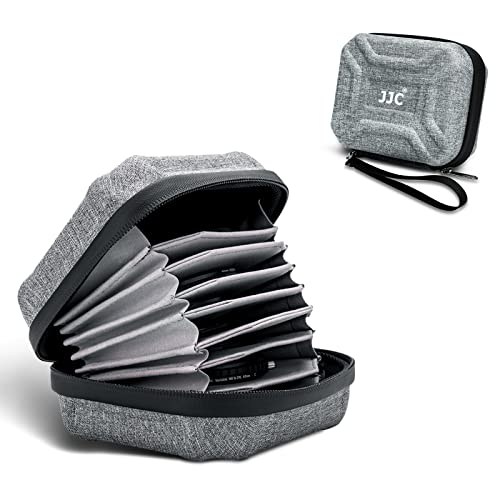 Jjc Durable Lens Filter Pouch Case For 10 Circular Filters Up To 95Mm, Dustproof & Water-Resistant Camera Lens Filter Storage Wallet For Nd Uv Cpl Filter #TOP15