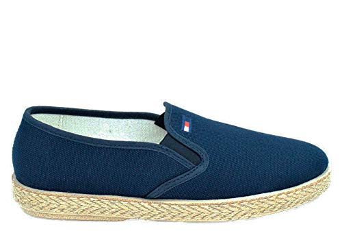 Balançoire de rue pour homme chaussure coupe élastique toile marine 23075 - Bleu - bleu, 40 EU EU Cover