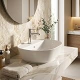 Lavabo da appoggio ovale in ceramica 55x43 cm – Geo | VitrA