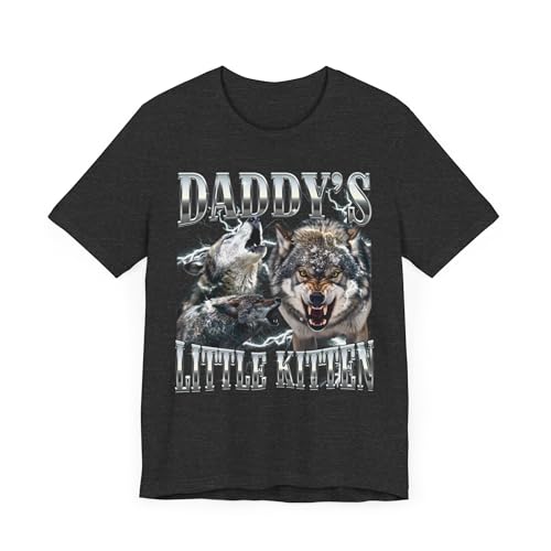 Meme Alpha Wolf t-shirt humour en coton doux avec imprimé graphique résistant