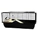 Little Friends Grosvenor Rat and Hamster Cage with Wooden Shelf and Ladder, Large, 78 x 48 x 36 cm, Black