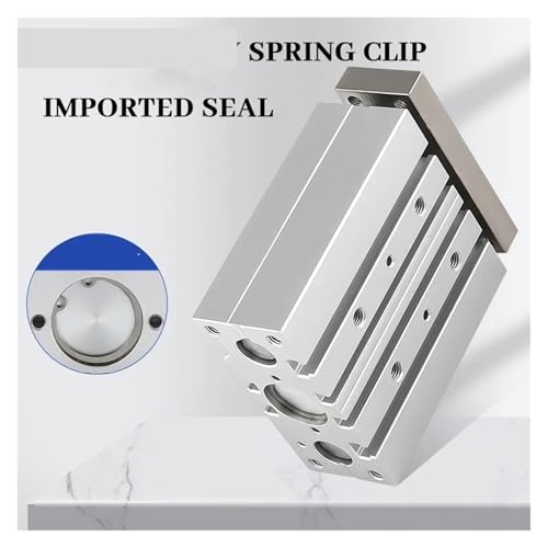 Cilindro compacto de guiado TCL16 y TCM de doble efecto para carrera 75mm 5