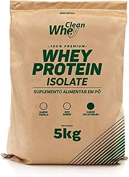 Clean Whey Isolate Tasty Cacau Belga 5kg