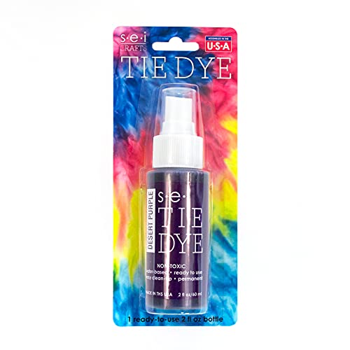 S.e.i Desert Purple Tie Dye Spray Bottle, 2- Ounces, Fabric Spray Dye #TOP1