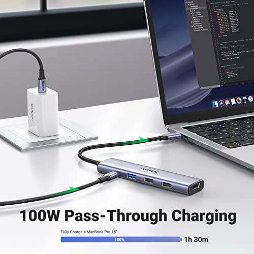 Ugreen UG-USBC-15495 Revodok 105 Usb C Hub 5 In 1 Multiport Adapter 4K Hdmi thumb #1