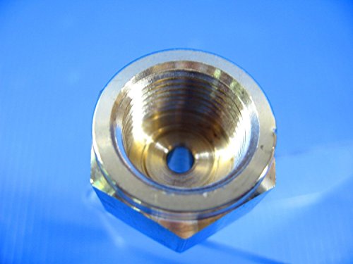 CO2 Tank 22mm to 21mm Adapter Converter - for standard cylinder hasn't pin connect to co2 Regulator