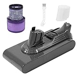 UU-Beniminia Replacement for 6000mAh Lithium-ion 25.2V V11 Battery for DysV11 V15 Push Button Battery - Mounted for DysV11 V15 SV16 SV15 SV22 970425-01 (does not fit screw models)