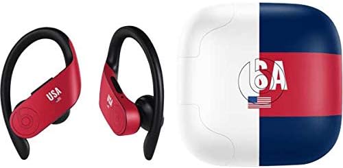 Skinit Decal Audio Skin Compatible with PowerBeats Pro - USA Flag Design