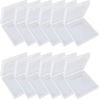 HUGJEPTTY Gameboy Color Case Gameboy Case 12PCS,Anti Dust Transparent Protective Game Cartridge Case Storage Box for Nintendo Gameboy Color GBC GB GBP2.6x2.8x0.5Inch