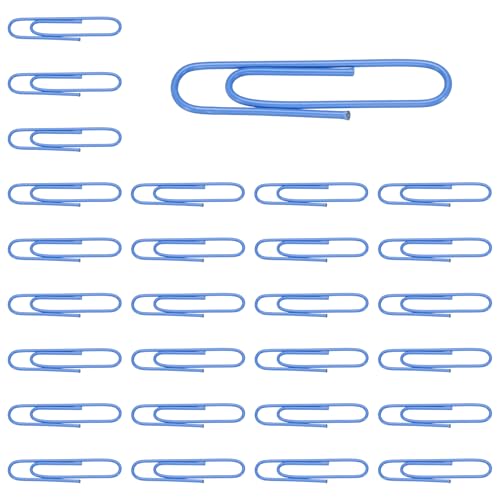 PATIKIL 50 Pcs Pin Shape Paper Clip, 2 x 0.4 Inch Large Pin Paper Clip