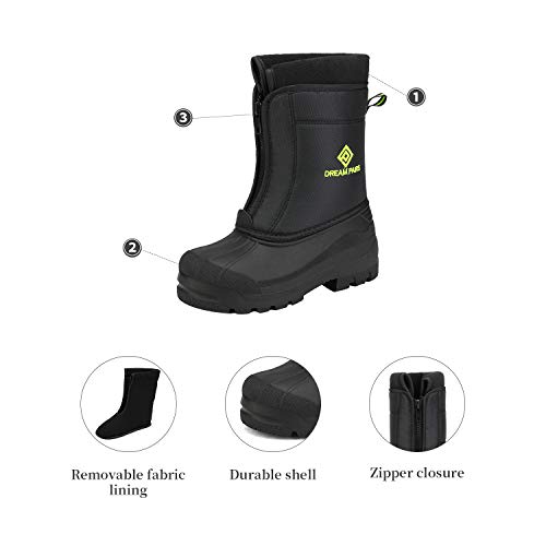 DREAM PAIRS Boys Insulated Waterproof Winter Snow Boots #TOP21