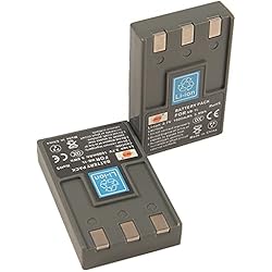 NB-1L NB-1LH DSTE - Batería de Repuesto Compatible para Canon IXUS 200a 500 v2 v3 VII IXY 200 300 320 400 500 S230 S330 PowerShot 100 S110 S400 S410 S500 (2 (2 (2 Unidades) Cámara