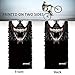 JOEYOUNG Skull Face Mask UV Sun Dust Neck Gaiter Bandana Headwear Motorcycle