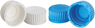 Wheaton 240726-04 Blue Polypropylene Screw Cap with Sealing Ring for Wheaton Lab 45 Media Bottle 45mm (Case of 12)