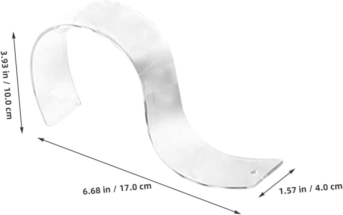 20pcs Acrylic Belt Display Stands Stylish Organizers for Men and Women Belts for Home and Retail Use and Decorative