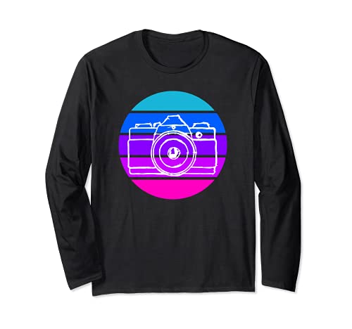 Dark Room Photographer Photography Camera Film Photo Lens Long Sleeve T-Shirt, Black