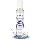 Seasan Totes Meer Salz Spray 150 ml in großer Flasche, 100% Naturrein, 20% Totes Meer Salzlösung, Bei Psoriasis, gegen Schuppenflechte und trockene Haut, bindet Feuchtigkeit