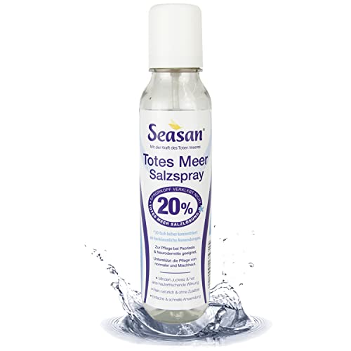 Seasan Totes Meer Salz Spray 150 ml in großer Flasche, 100%...