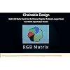 RGB LED Matrix Panel 6432, 2048 DOTS Pixels 3mm Pitch,Compatible with Arduino/Raspberry Pi Pico/ESP32,Allow Displaying Text, Colorful Image, Animation, Adjustable Brightness Chainable Design