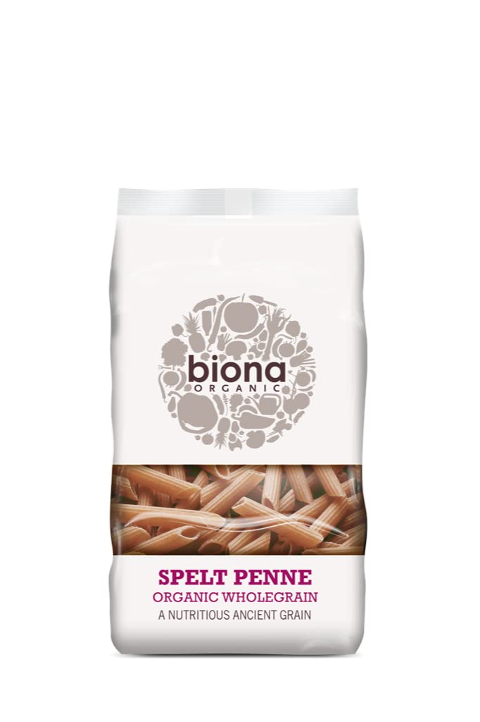Biona Organic Wholemeal Spelt Penne 500g-2 Pack