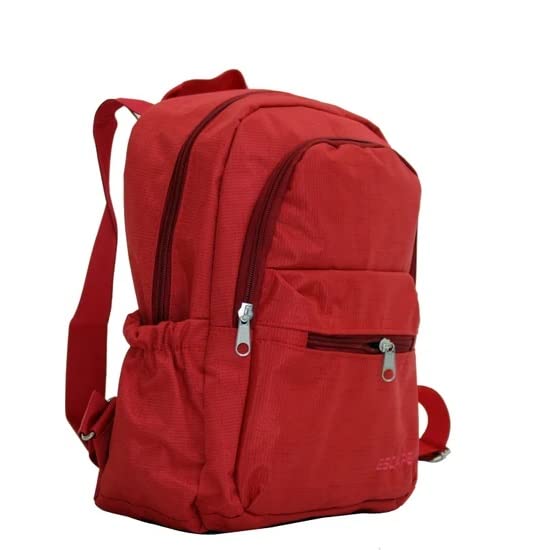 TahTicMer Escape Okul Sırt çantası ilkokul çanta 4 Adet Bölmeli Su Geçirmez unisex 28x35x12 cm (Kırmızı)