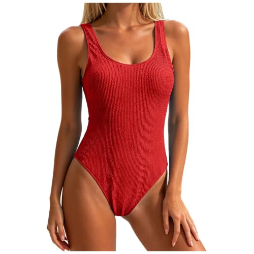 Traje de baño de una pieza acolchado: realza el pecho grande con total comodidad y soporte deportivo