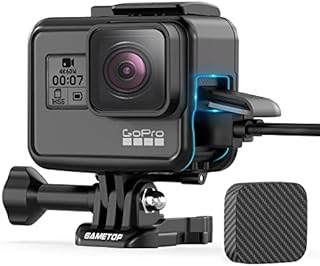 Sametop Frame Mount Case Housing Compatible with GoPro Hero 7, Hero 6, Hero 5, Hero (2018) Cameras
