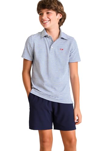 Image of vineyard vines Boys' Boys Heathered Winstead Sankaty Polo