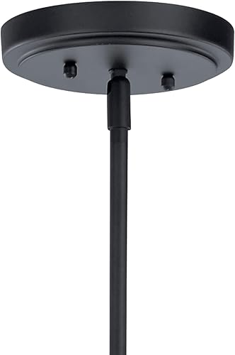 Miniatura 3 de Kichler 44035BK - Lámpara de araña Winslow, 8 luces, 600 vatios en total, color negro